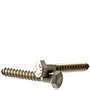 METRIC STAINLESS A4 (316) LAG SCREW (COACH SCREW), DIN 571