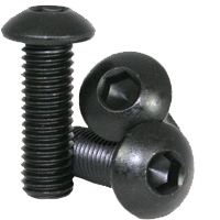 4-40 x 1" Button Head Socket Cap Screws Black Oxide Alloy Steel Qty 100 