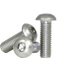 STAINLESS 18 8 BUTTON SOCKET SCREW (INCH)