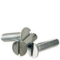 METRIC STAINLESS A2 (18 8) MACHINE SCREW, SLOTTED FLAT HEAD DIN 963