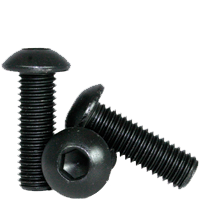 M10-1.5 Button Head Socket Cap Screws Allen Bolts Class 12.9 Zinc Steel ISO 7380