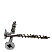 STAINLESS 18 8 SQUARE DRIVE BUGLE HEAD DECK SCREW (DRYWALL SCREW), TYPE 17