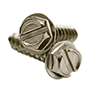 STAINLESS 18 8 SELF TAPPING SCREW, SLOT HEX WASHER HEAD, TYPE AB (INCH)