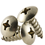 STAINLESS 18 8 SELF TAPPING SCREW, PHILLIPS TRUSS HEAD, TYPE A (INCH)