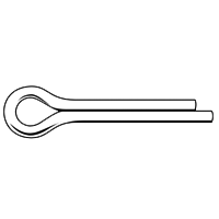CLEVIS PIN & COTTER PIN, PLAIN (INCH)