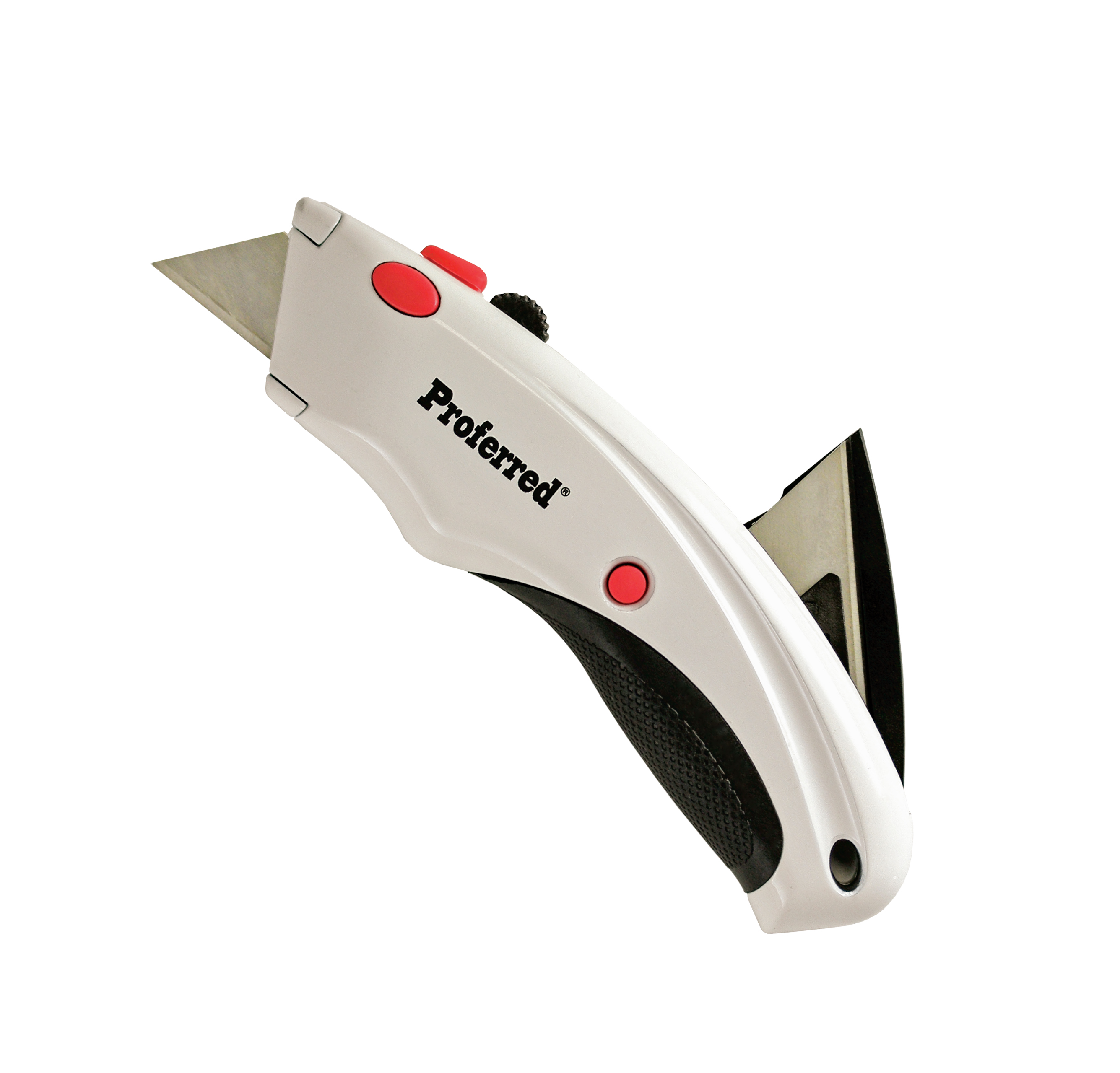 RETRACTABLE UTILITY KNIFE W/ EASY LOADING
